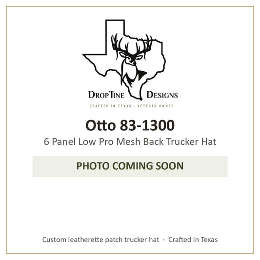 Photo coming soon: Otto 83-1300 6 Panel Low Pro Mesh Back Trucker Hat