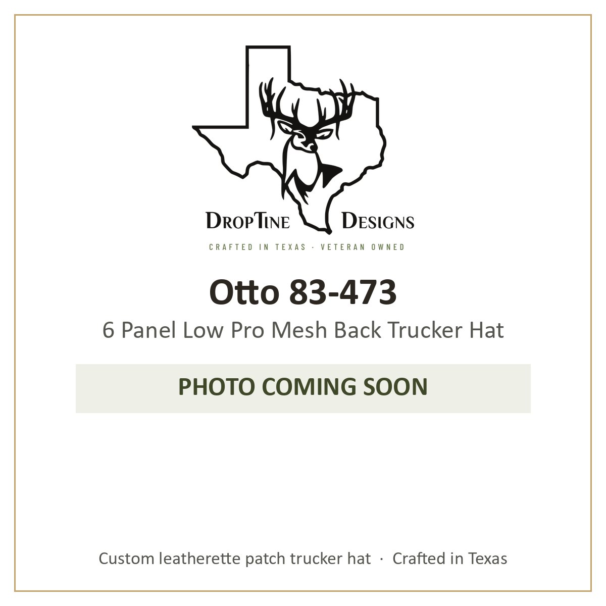 Photo coming soon: Otto 83-473 6 Panel Low Pro Mesh Back Trucker Hat