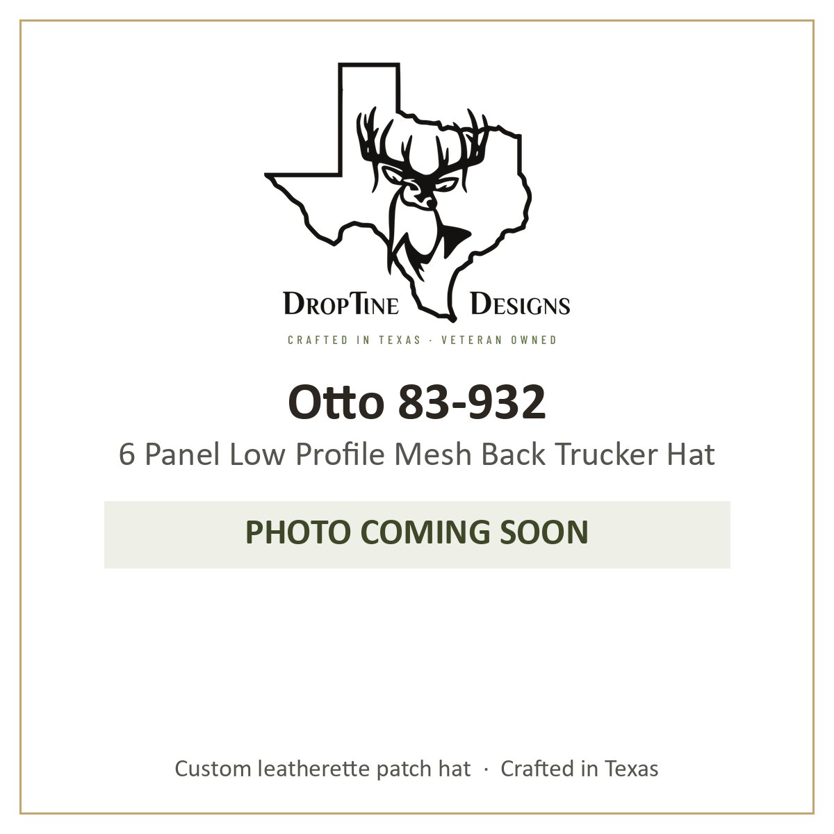 Photo coming soon: Otto 83-932 6 Panel Low Profile Mesh Back Trucker Hat