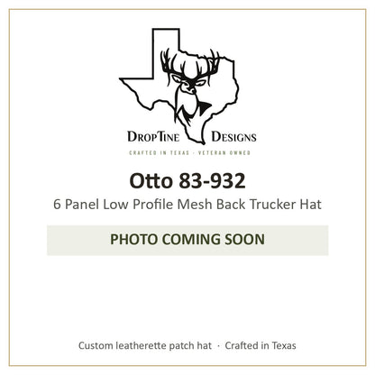 Photo coming soon: Otto 83-932 6 Panel Low Profile Mesh Back Trucker Hat