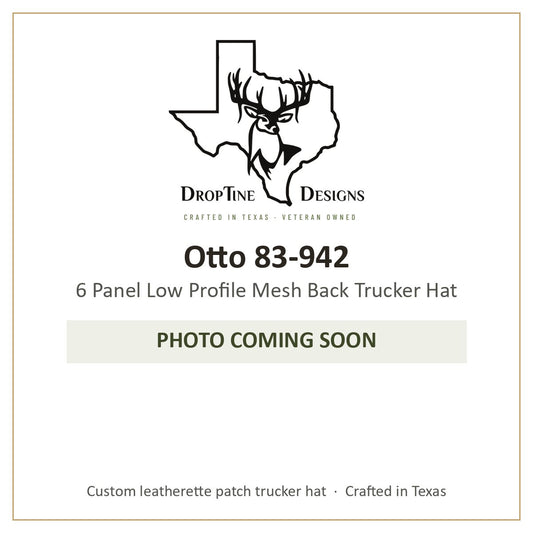 Photo coming soon: Otto 83-942 6 Panel Low Profile Mesh Back Trucker Hat