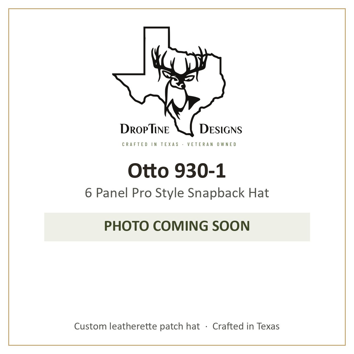 Photo coming soon: Otto 930-1 6 Panel Pro Style Snapback Hat