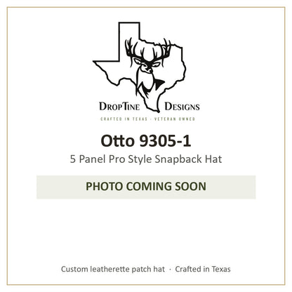Photo coming soon: Otto 9305-1 5 Panel Pro Style Snapback Hat