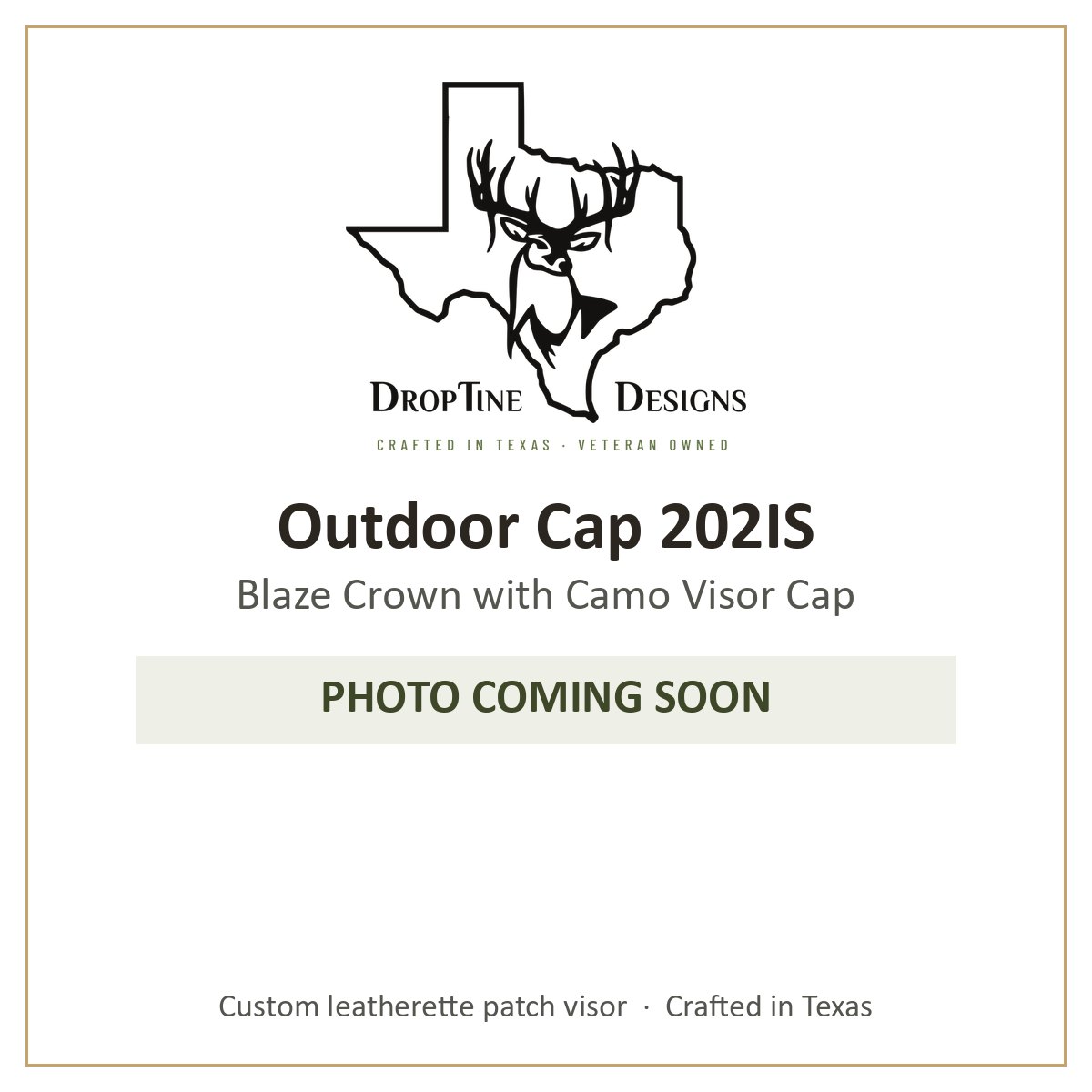 Photo coming soon: Outdoor Cap 202IS Blaze Crown with Camo Visor Cap