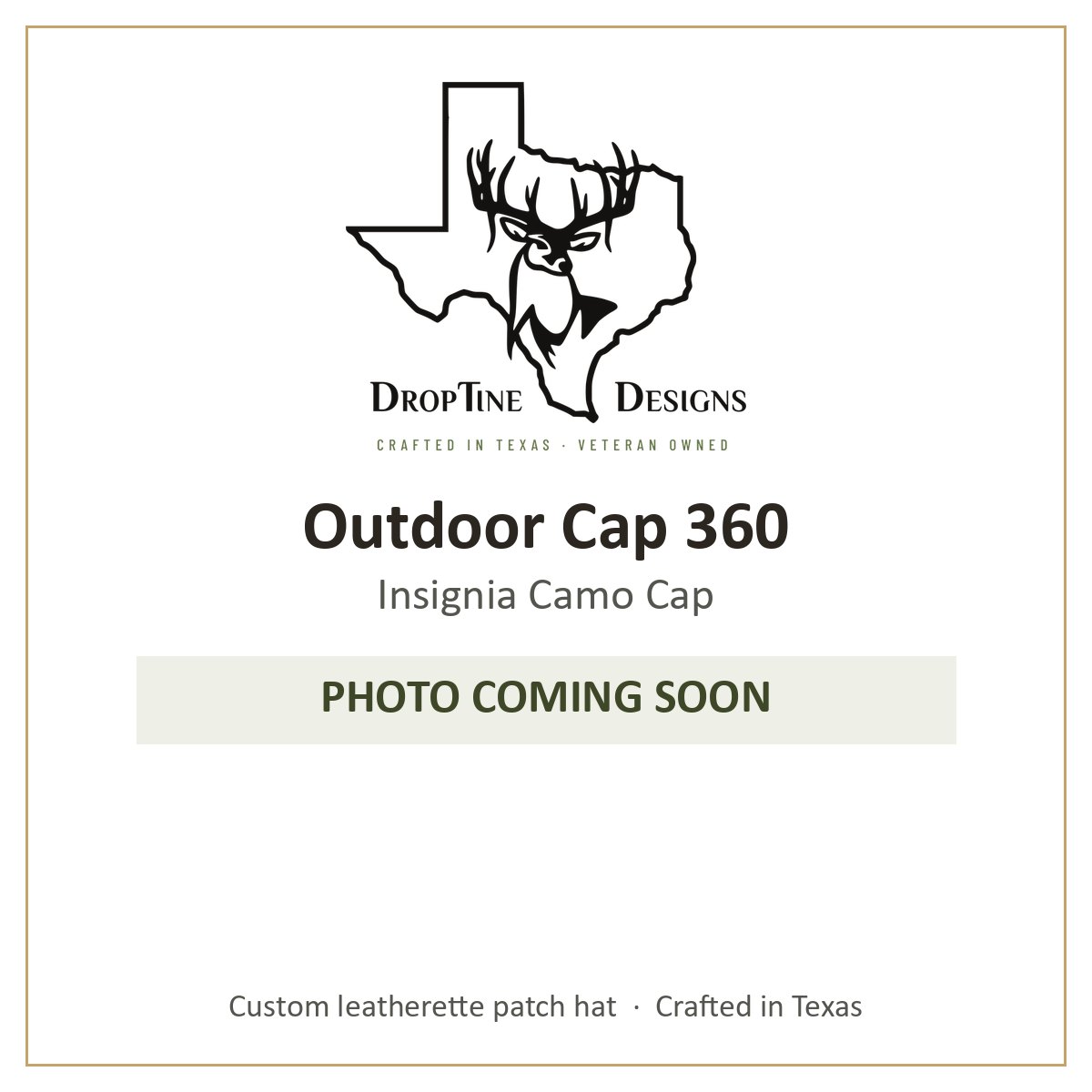 Photo coming soon: Outdoor Cap 360 Insignia Camo Cap