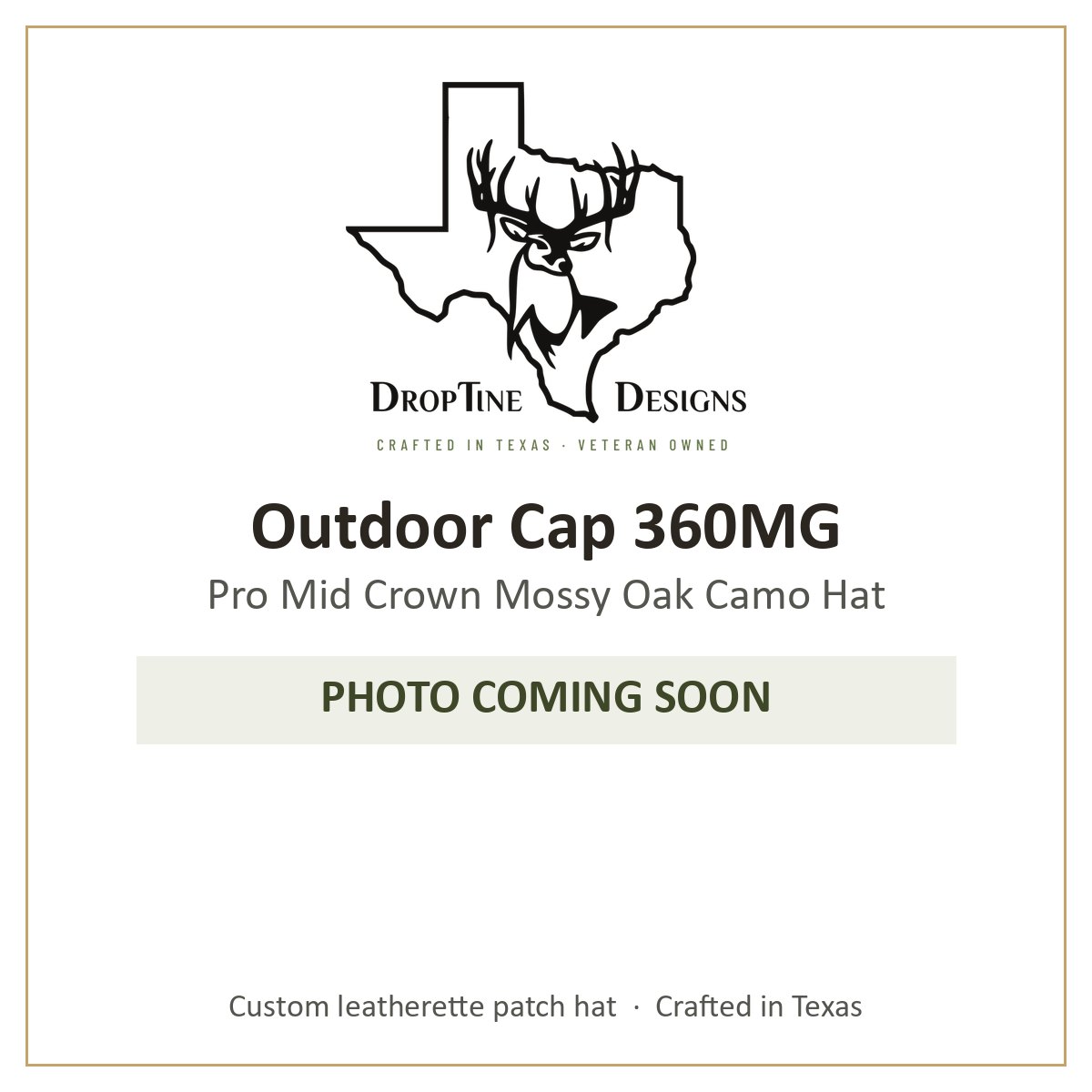 Photo coming soon: Outdoor Cap 360MG Pro Mid Crown Mossy Oak Camo Hat