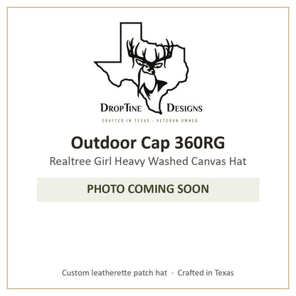 Photo coming soon: Outdoor Cap 360RG Realtree Girl Heavy Washed Canvas Hat