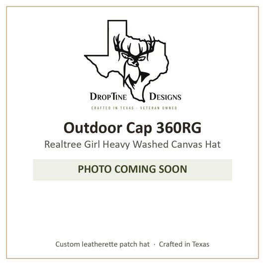Photo coming soon: Outdoor Cap 360RG Realtree Girl Heavy Washed Canvas Hat