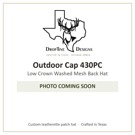 Photo coming soon: Outdoor Cap 430PC Low Crown Washed Mesh Back Hat