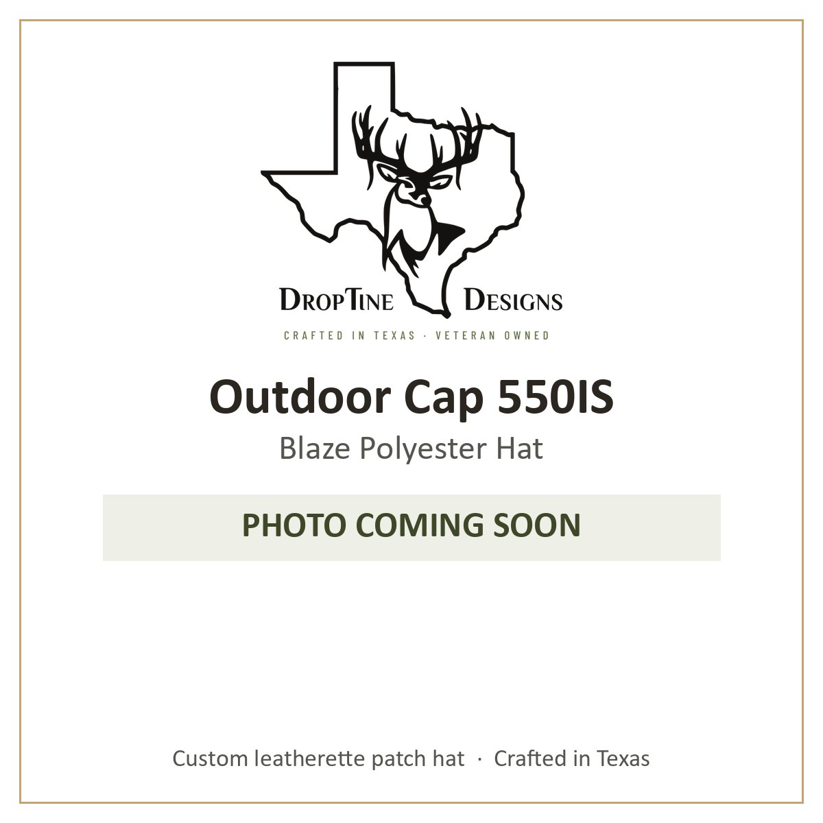 Photo coming soon: Outdoor Cap 550IS Blaze Polyester Hat