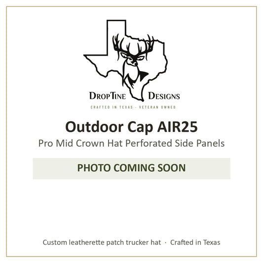 Photo coming soon: Outdoor Cap AIR25 Pro Mid Crown Hat Perforated Side Panels
