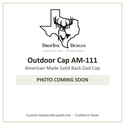 Photo coming soon: Outdoor Cap AM-111 American Made Solid Back Dad Cap