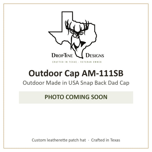 Photo coming soon: Outdoor Cap AM-111SB Outdoor Made in USA Snap Back Dad Cap