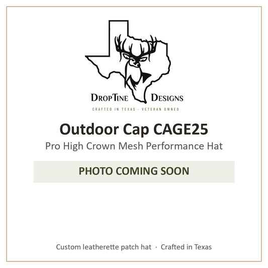 Photo coming soon: Outdoor Cap CAGE25 Pro High Crown Mesh Performance Hat