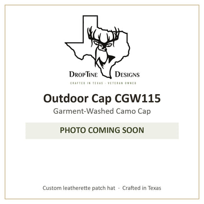 Photo coming soon: Outdoor Cap CGW115 Garment-Washed Camo Cap