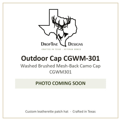 Photo coming soon: Outdoor Cap CGWM-301 Washed Brushed Mesh-Back Camo Cap CGWM301