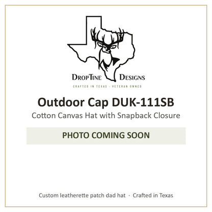 Photo coming soon: Outdoor Cap DUK-111SB Cotton Canvas Hat with Snapback Closure