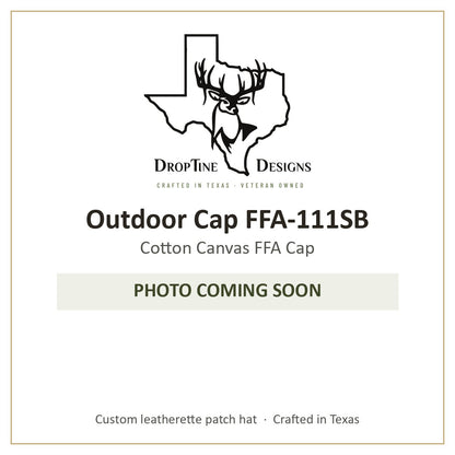 Photo coming soon: Outdoor Cap FFA-111SB Cotton Canvas FFA Cap