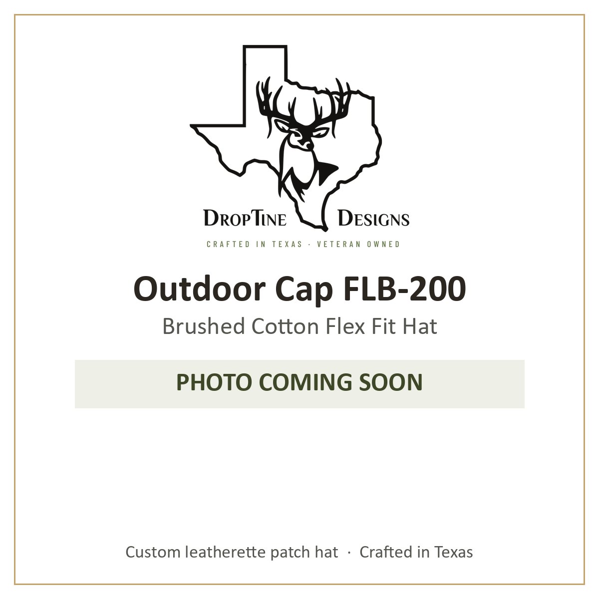 Photo coming soon: Outdoor Cap FLB-200 Brushed Cotton Flex Fit Hat