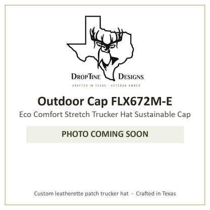 Photo coming soon: Outdoor Cap FLX672M-E Eco Comfort Stretch Trucker Hat Sustainable Cap