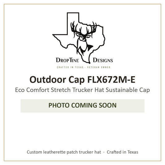 Photo coming soon: Outdoor Cap FLX672M-E Eco Comfort Stretch Trucker Hat Sustainable Cap