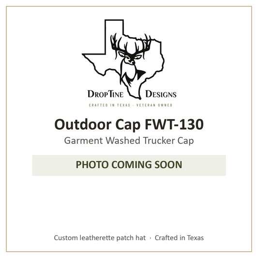Photo coming soon: Outdoor Cap FWT-130 Garment Washed Trucker Cap