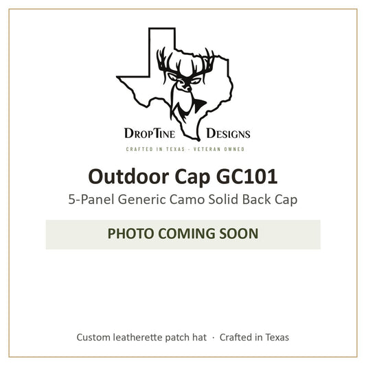 Photo coming soon: Outdoor Cap GC101 5-Panel Generic Camo Solid Back Cap