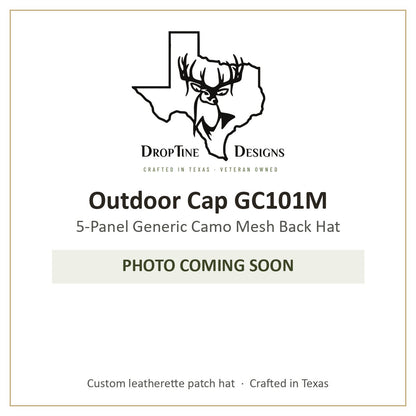 Photo coming soon: Outdoor Cap GC101M 5-Panel Generic Camo Mesh Back Hat