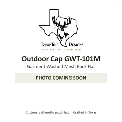 Photo coming soon: Outdoor Cap GWT-101M Garment Washed Mesh Back Hat