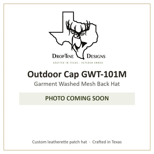 Photo coming soon: Outdoor Cap GWT-101M Garment Washed Mesh Back Hat