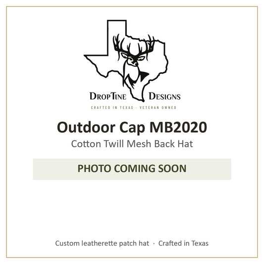 Photo coming soon: Outdoor Cap MB2020 Cotton Twill Mesh Back Hat