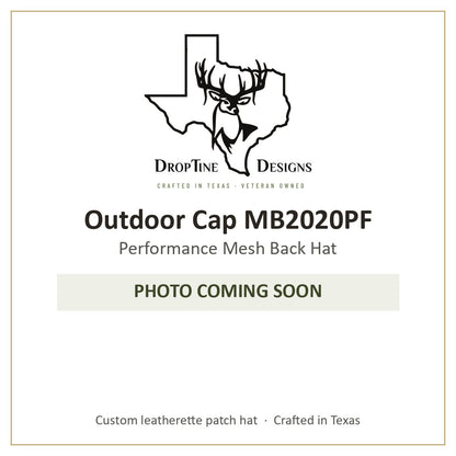Photo coming soon: Outdoor Cap MB2020PF Performance Mesh Back Hat