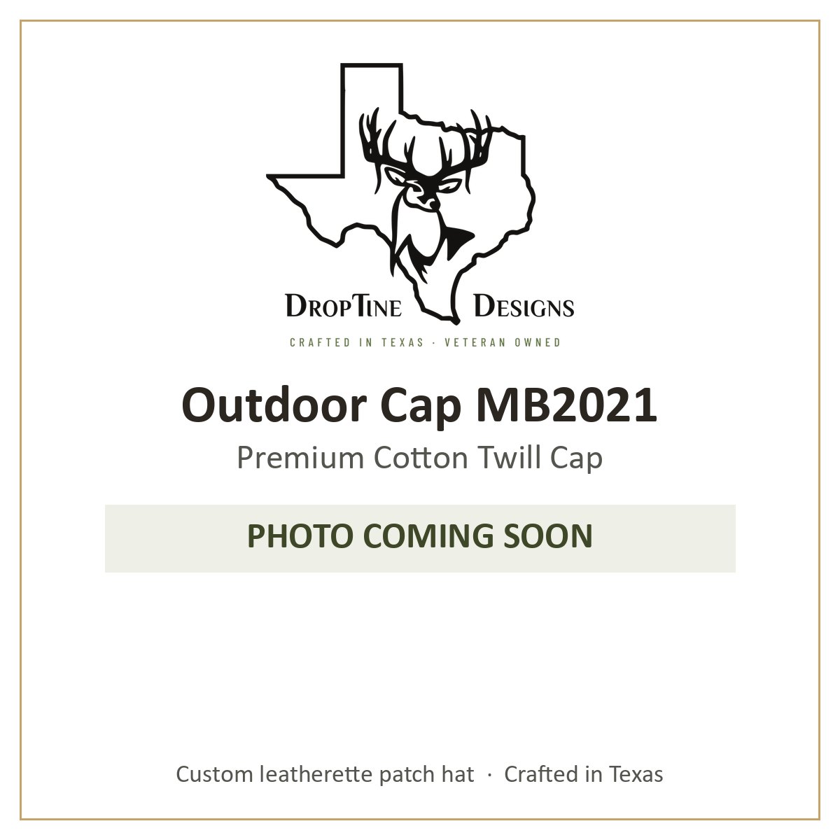 Photo coming soon: Outdoor Cap MB2021 Premium Cotton Twill Cap