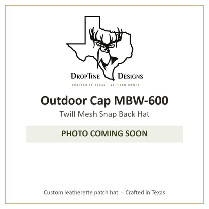 Photo coming soon: Outdoor Cap MBW-600 Twill Mesh Snap Back Hat