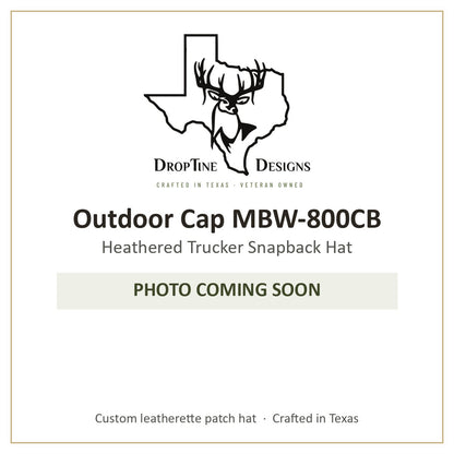 Photo coming soon: Outdoor Cap MBW-800CB Heathered Trucker Snapback Hat