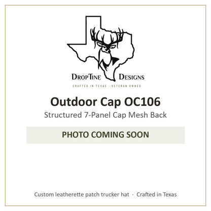 Photo coming soon: Outdoor Cap OC106 Structured 7-Panel Cap Mesh Back