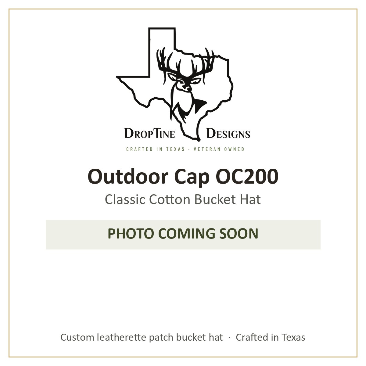 Photo coming soon: Outdoor Cap OC200 Classic Cotton Bucket Hat