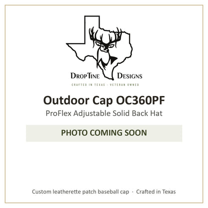 Photo coming soon: Outdoor Cap OC360PF ProFlex Adjustable Solid Back Hat