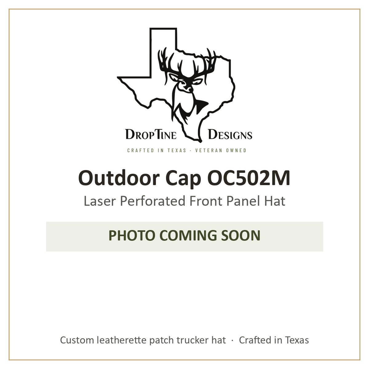 Photo coming soon: Outdoor Cap OC502M Laser Perforated Front Panel Hat