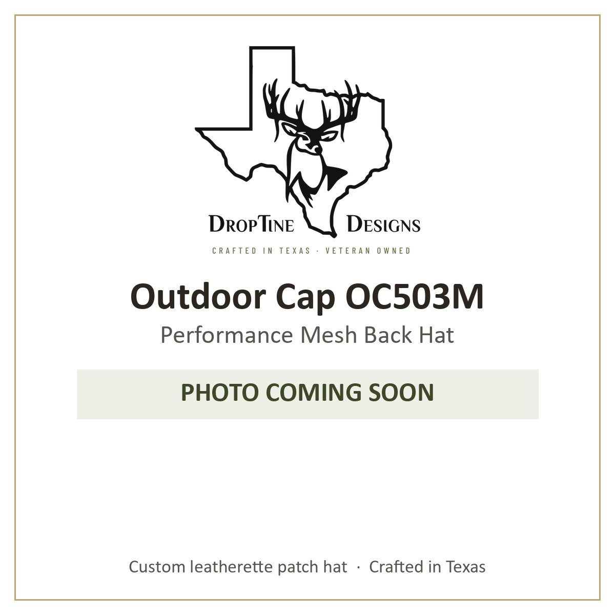 Photo coming soon: Outdoor Cap OC503M Performance Mesh Back Hat