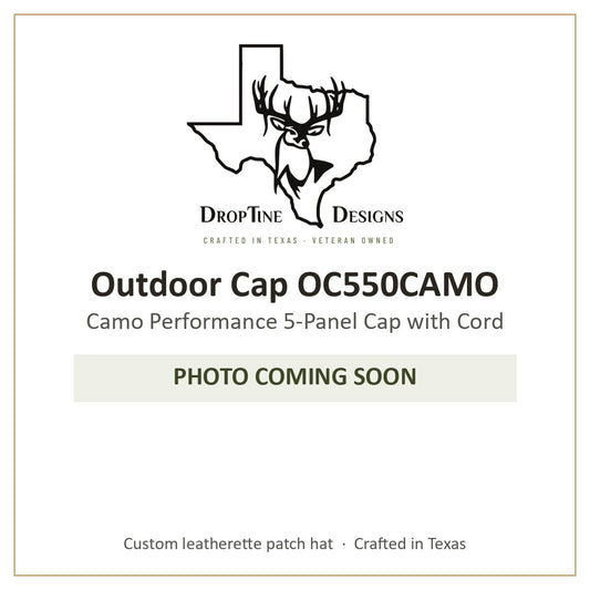 Photo coming soon: Outdoor Cap OC550CAMO Camo Performance 5-Panel Cap with Cord