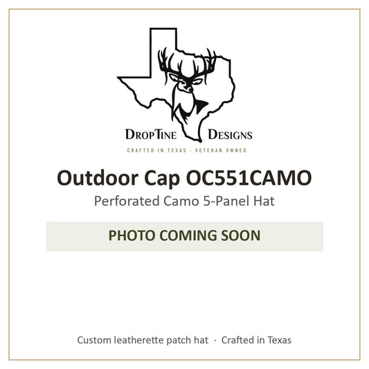 Photo coming soon: Outdoor Cap OC551CAMO Perforated Camo 5-Panel Hat