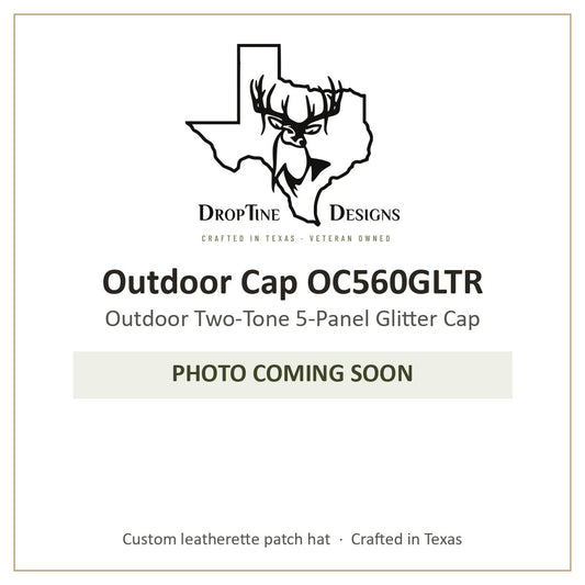 Photo coming soon: Outdoor Cap OC560GLTR Outdoor Two-Tone 5-Panel Glitter Cap