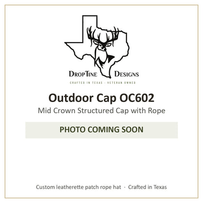 Photo coming soon: Outdoor Cap OC602 Mid Crown Structured Cap with Rope