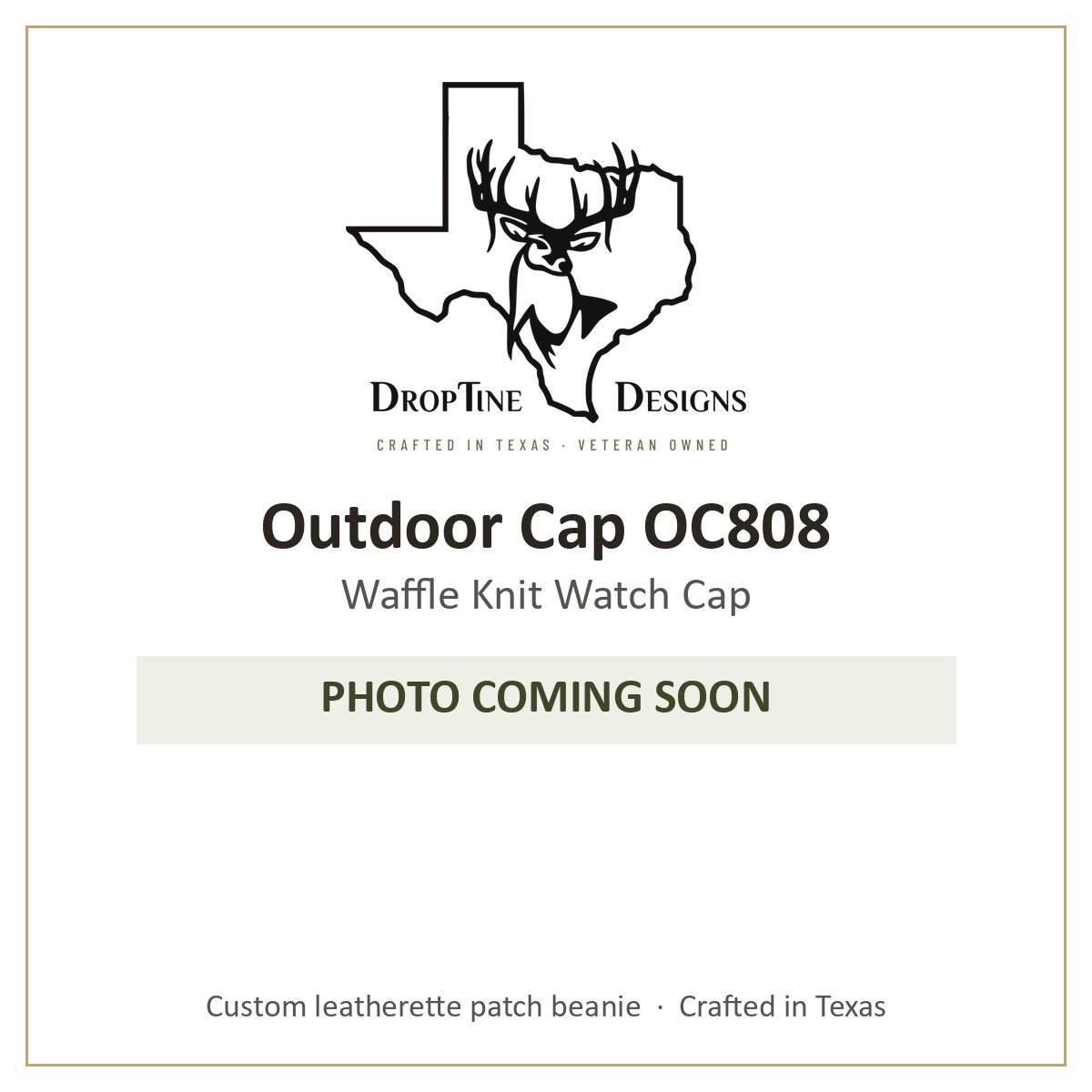 Photo coming soon: Outdoor Cap OC808 Waffle Knit Watch Cap