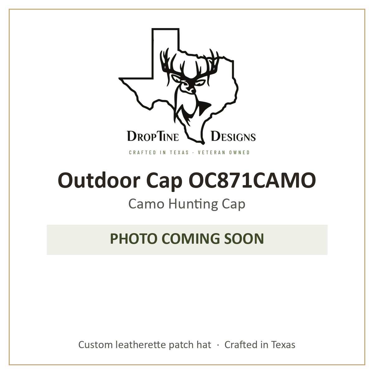 Photo coming soon: Outdoor Cap OC871CAMO Camo Hunting Cap