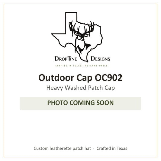 Photo coming soon: Outdoor Cap OC902 Heavy Washed Patch Cap