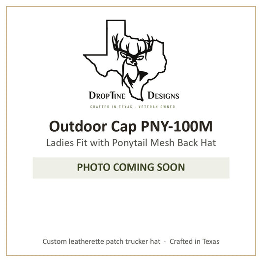 Photo coming soon: Outdoor Cap PNY-100M Ladies Fit with Ponytail Mesh Back Hat