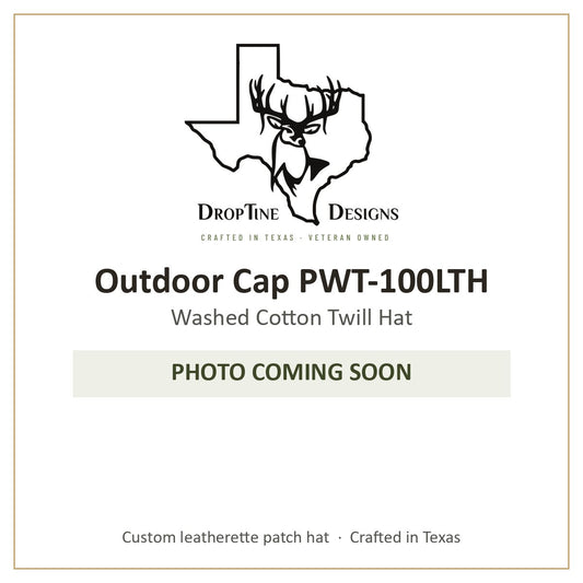 Photo coming soon: Outdoor Cap PWT-100LTH Washed Cotton Twill Hat
