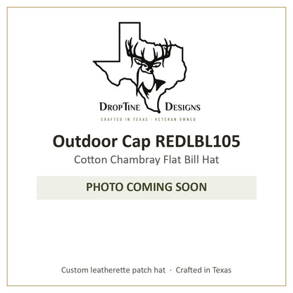 Photo coming soon: Outdoor Cap REDLBL105 Cotton Chambray Flat Bill Hat